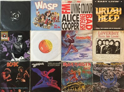 Lot 624 - HEAVY ROCK/ METAL - 7" COLLECTION