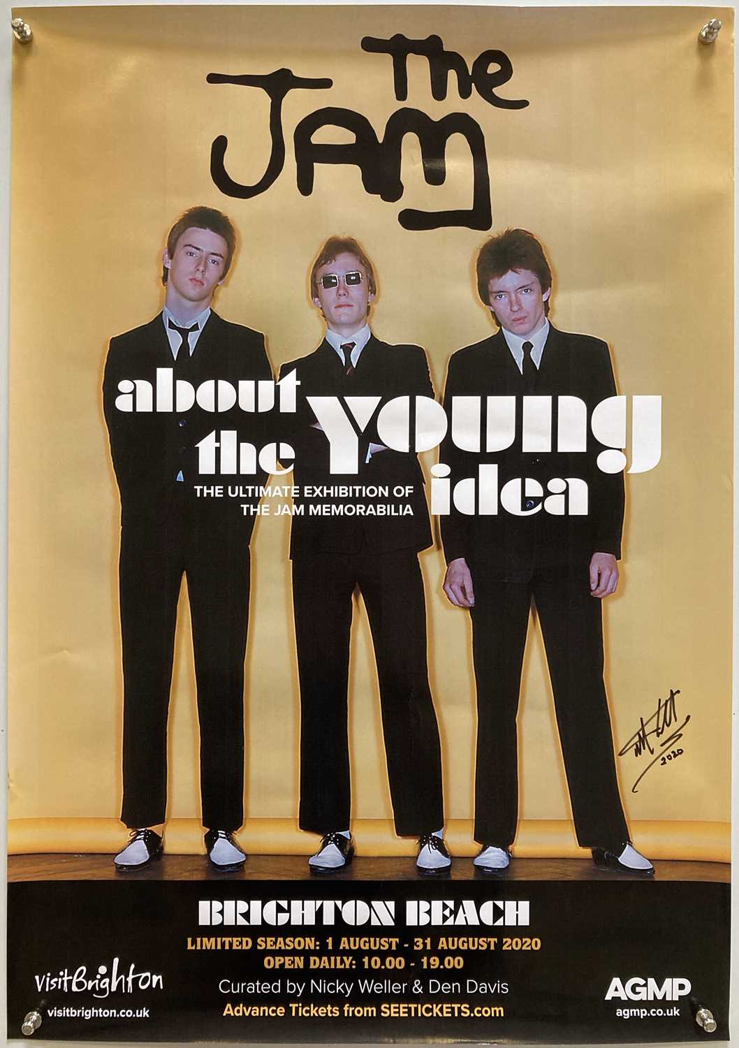 Lot 449 - THE JAM - IN THE CITY CANCELLED EXHIBITION POSTER.