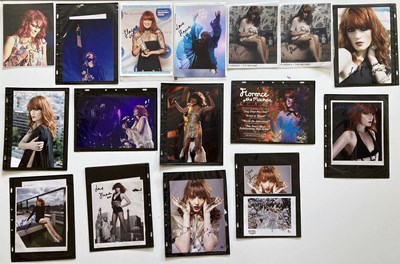 Lot 330 - FLORENCE AND THE MACHINE - FLORENCE WELCH AUTOGRAPHS.