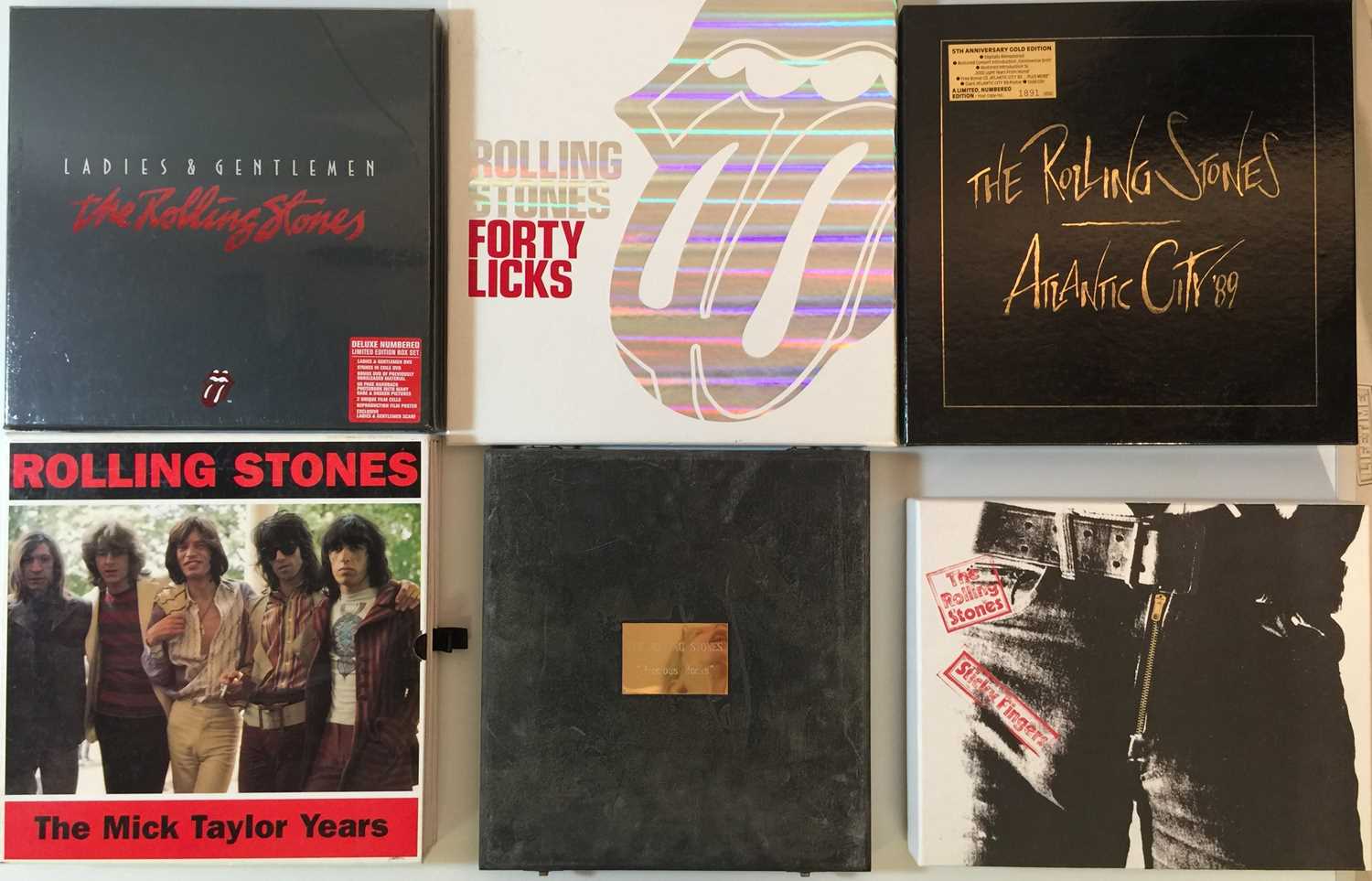 Lot 234 THE ROLLING STONES CD/VDVD BOX SETS