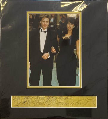 Lot 331 - DURAN DURAN SIGNED DISPLAY.