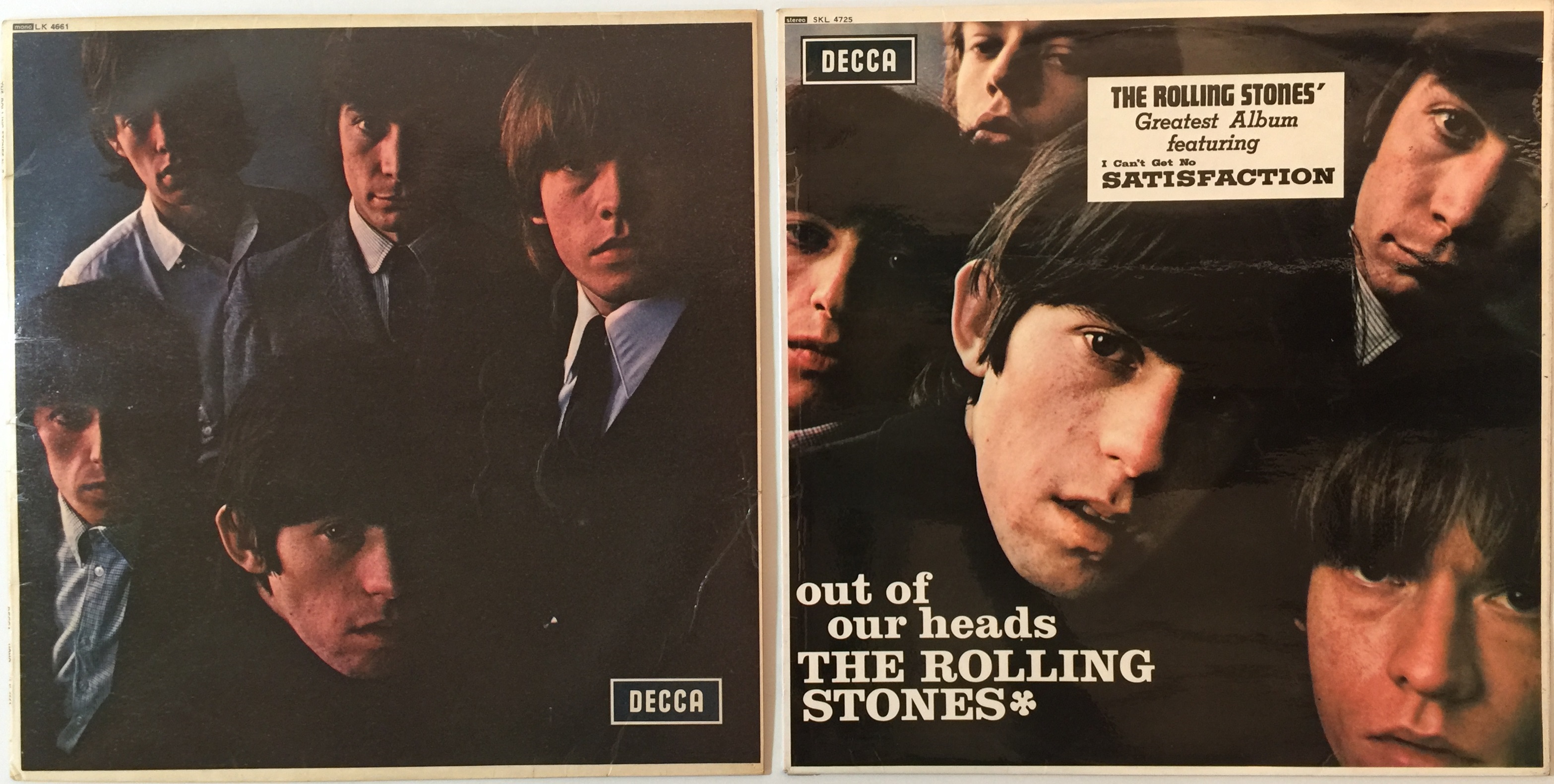 Lot 238 - THE ROLLING STONES - OUT OF OUR HEADS/NO. 2 -