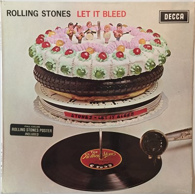 Lot 240 - THE ROLLING STONES - LET IT BLEED LP (ORIGINAL UK MONO COPY WITH POSTER - DECCA LK 5025)