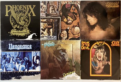 Lot 1036 - METAL/HEAVY ROCK - LPs