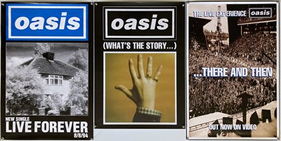 Lot 442 - OASIS PROMOTIONAL POSTERS.