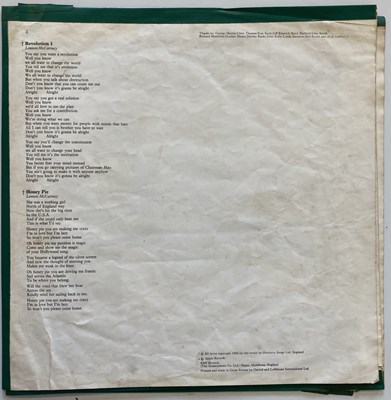 Lot 90 - THE BEATLES - WHITE ALBUM LP - NUMBER 0000815 (ORIGINAL UK MONO COPY)
