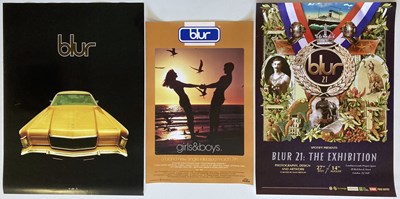 Lot 218 - BLUR POSTERS.