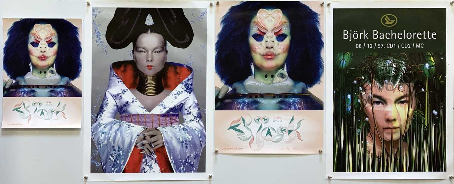 Lot 221 - BJORK POSTERS.