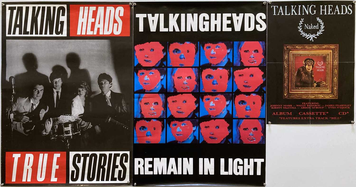 Lot 224 - TALKING HEADS POSTERS.