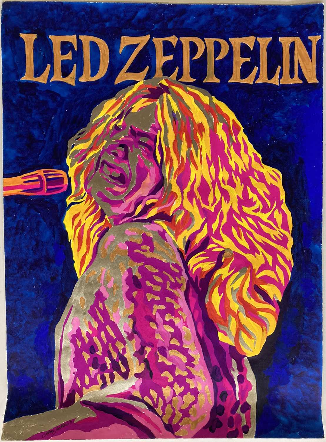 Vintage Led Zeppelin Mothership poster – Globe Studio Gallery
