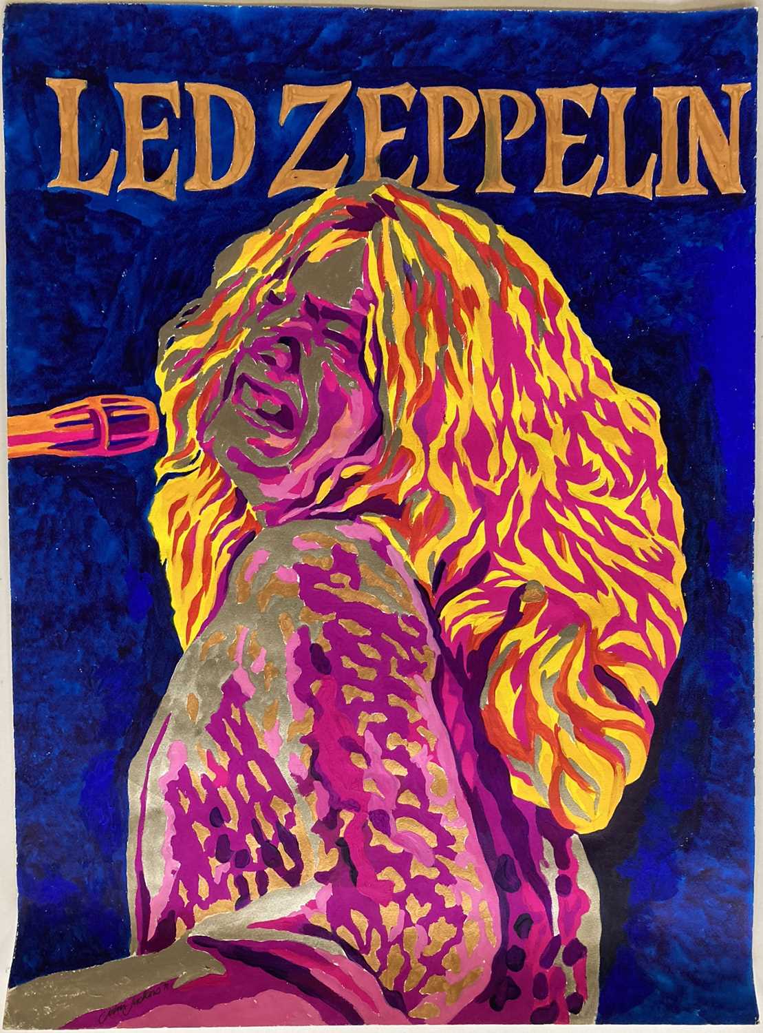 Led Zeppelin Graphics Lot 241 - LED ZEPPELIN ORIGINAL ARTWORK.