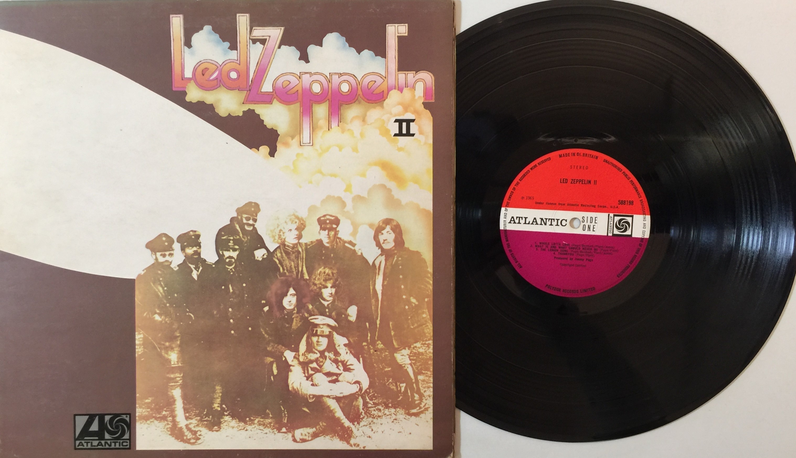 Lot 251 - LED ZEPPELIN - II LP (ORIGINAL UK 'LIVIN'