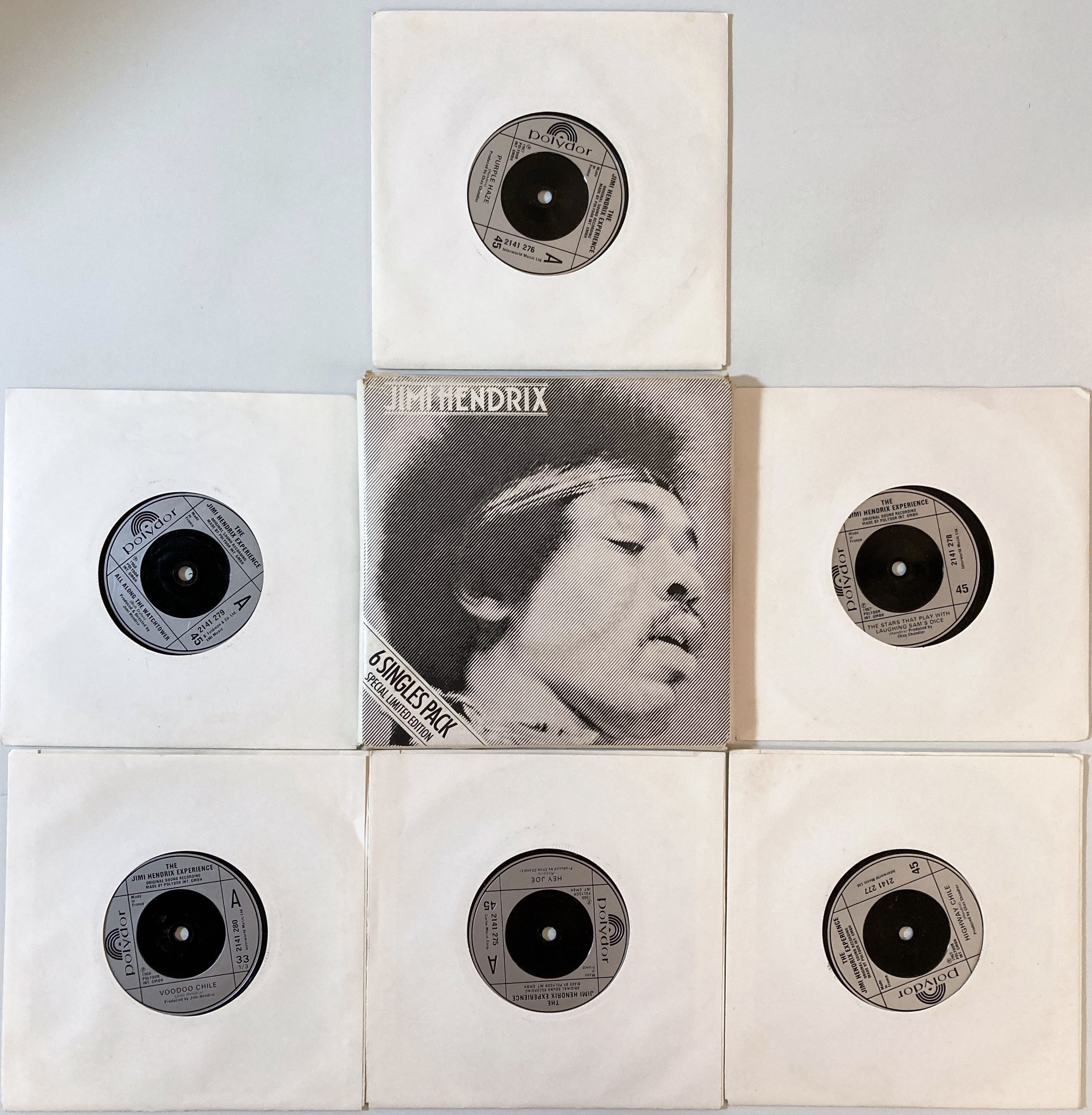 Lot 229 - JIMI HENDRIX - LP AND 7