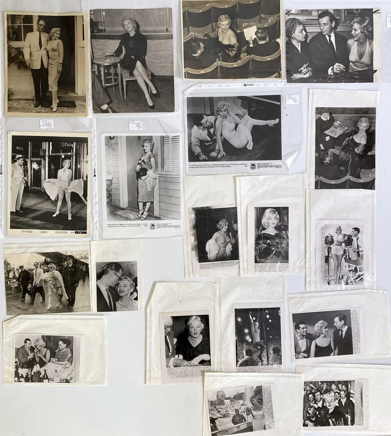 Lot 337 - MARILYN MONROE - ORIGINAL PHOTOGRAPHS.