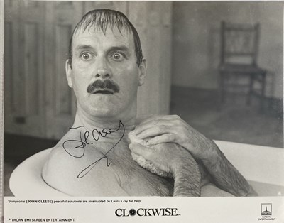 Lot 225 - BRITISH COMIC FILM STAR AUTOGRAPHS.