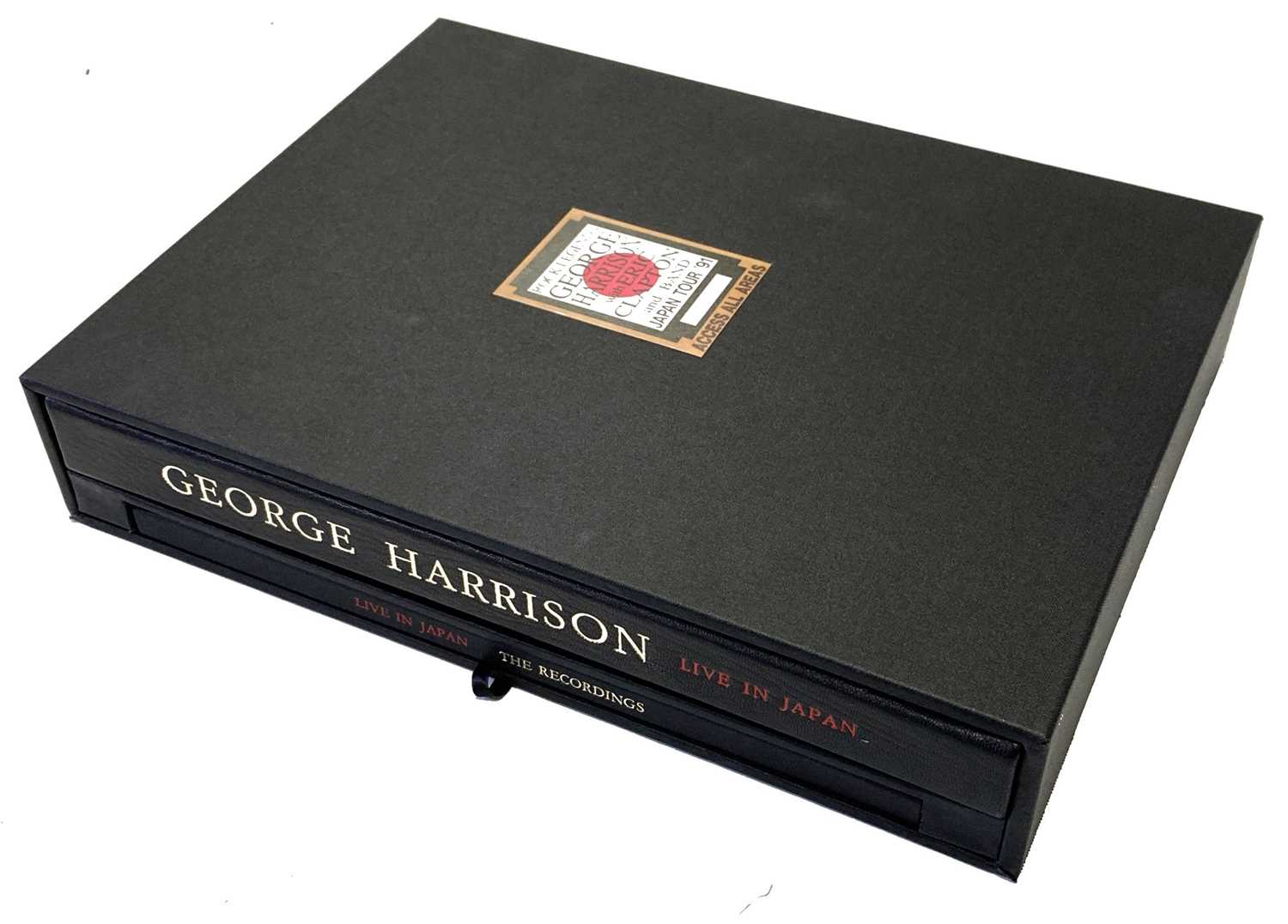 Lot 185 - GEORGE HARRISON & ERIC CLAPTON LIVE IN JAPAN GENESIS BOOK.