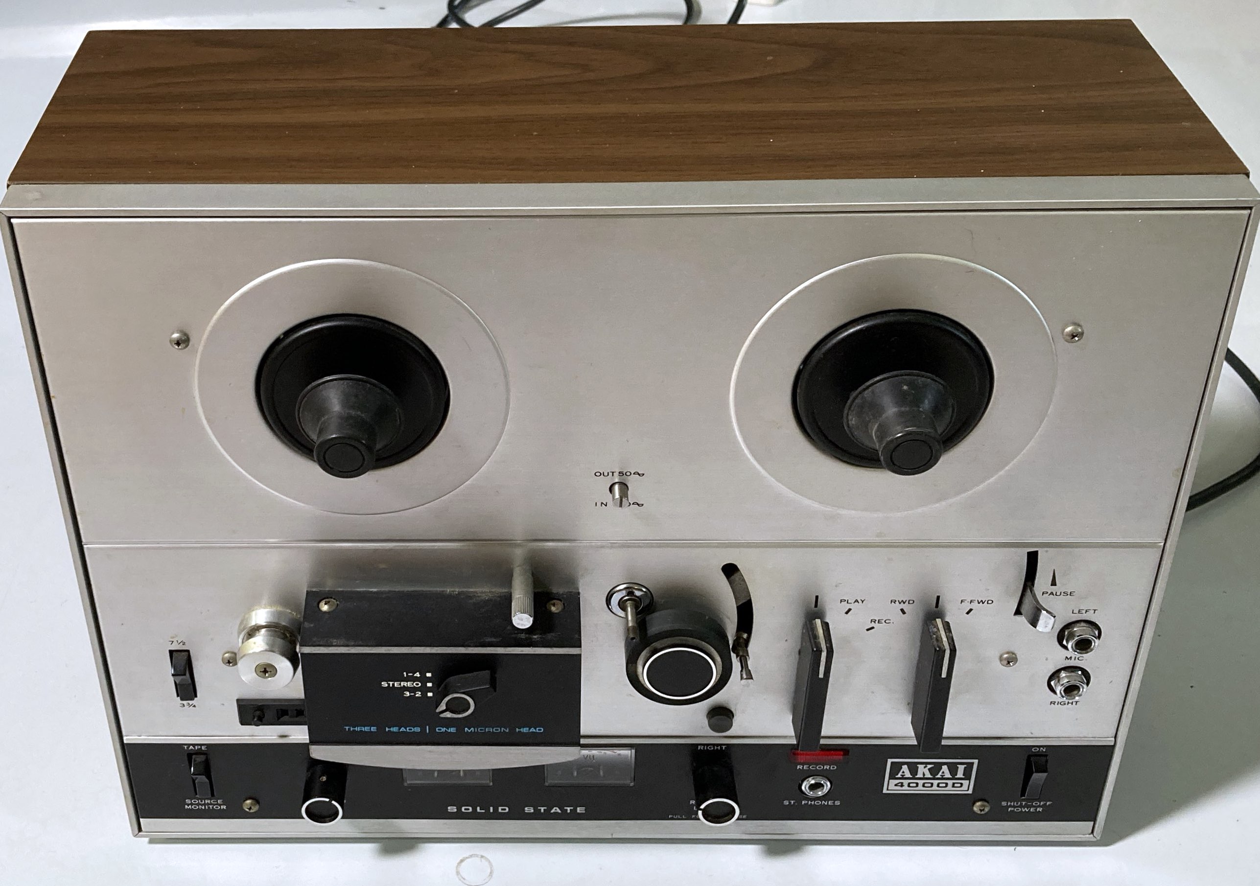 Lot 5 - AKAI 4000D REEL TO REEL PLAYER IN BOX WITH