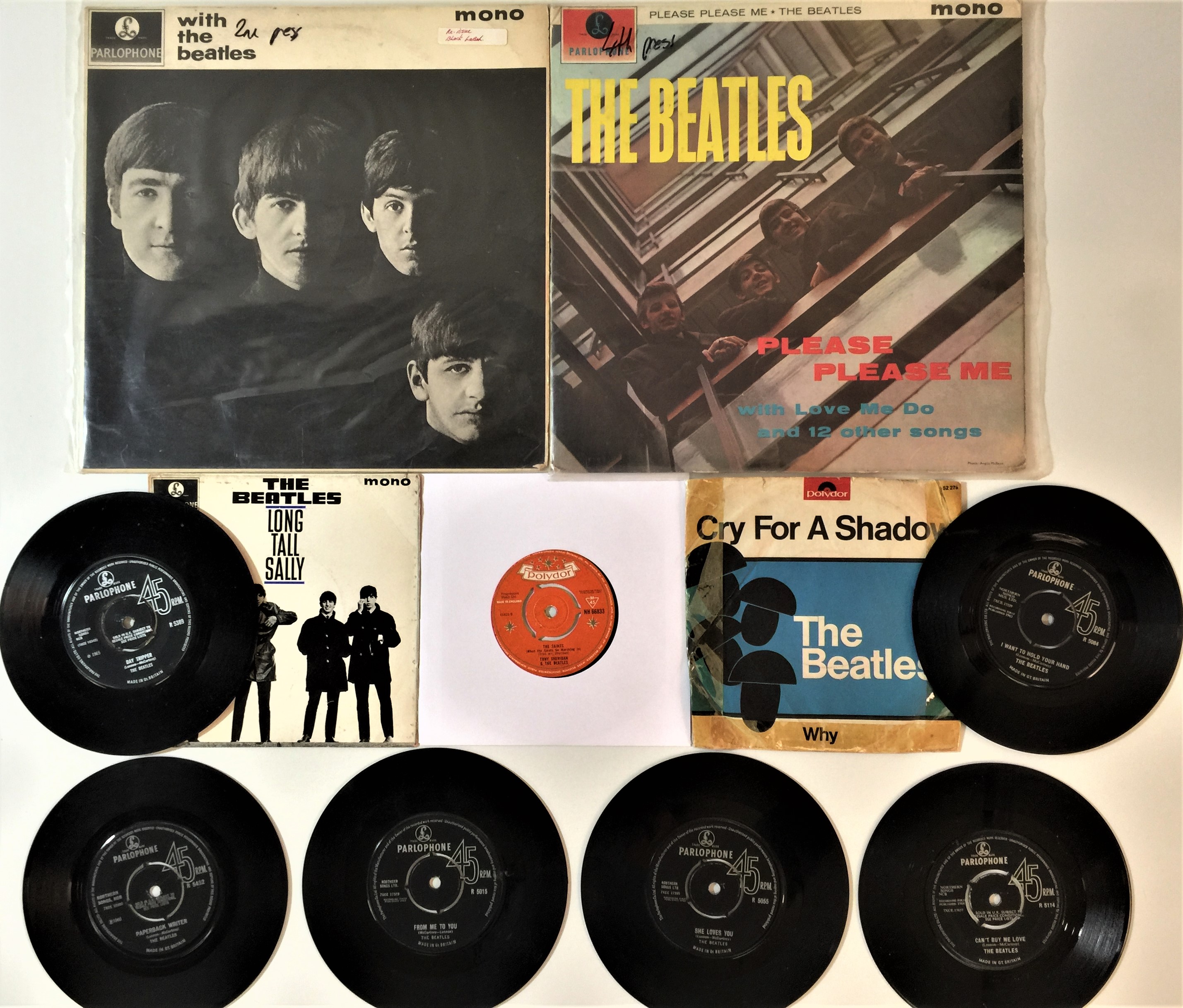 Lot 282 - THE BEATLES - LPs/ 7