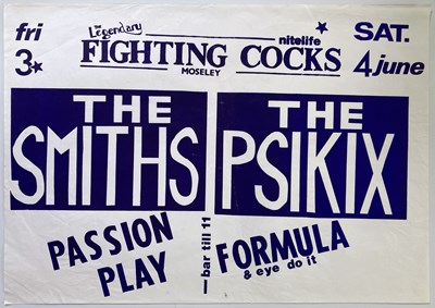 Lot 156 - THE SMITHS 1983 MOSELEY POSTER.