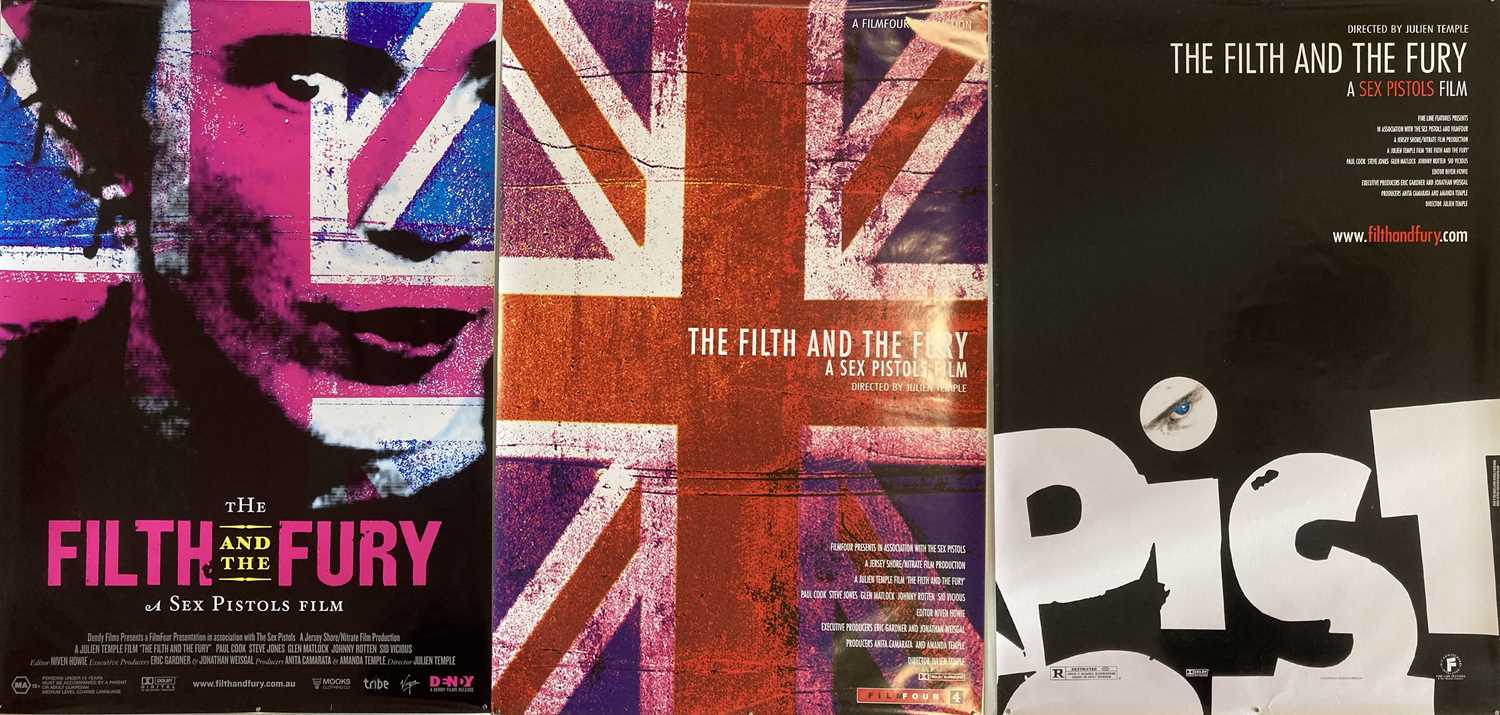 Lot 396 - SEX PISTOLS THE FILTH AND THE FURY POSTERS