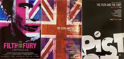 Lot 396 - SEX PISTOLS THE FILTH AND THE FURY POSTERS AND MEMORABILIA