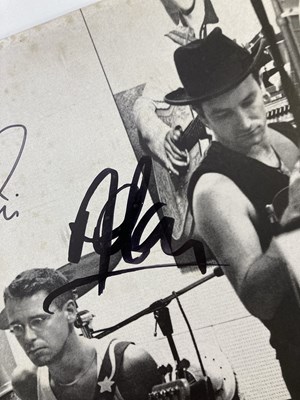 Lot 124 - U2 RATTLE AND HUM FULLY SIGNED LP.
