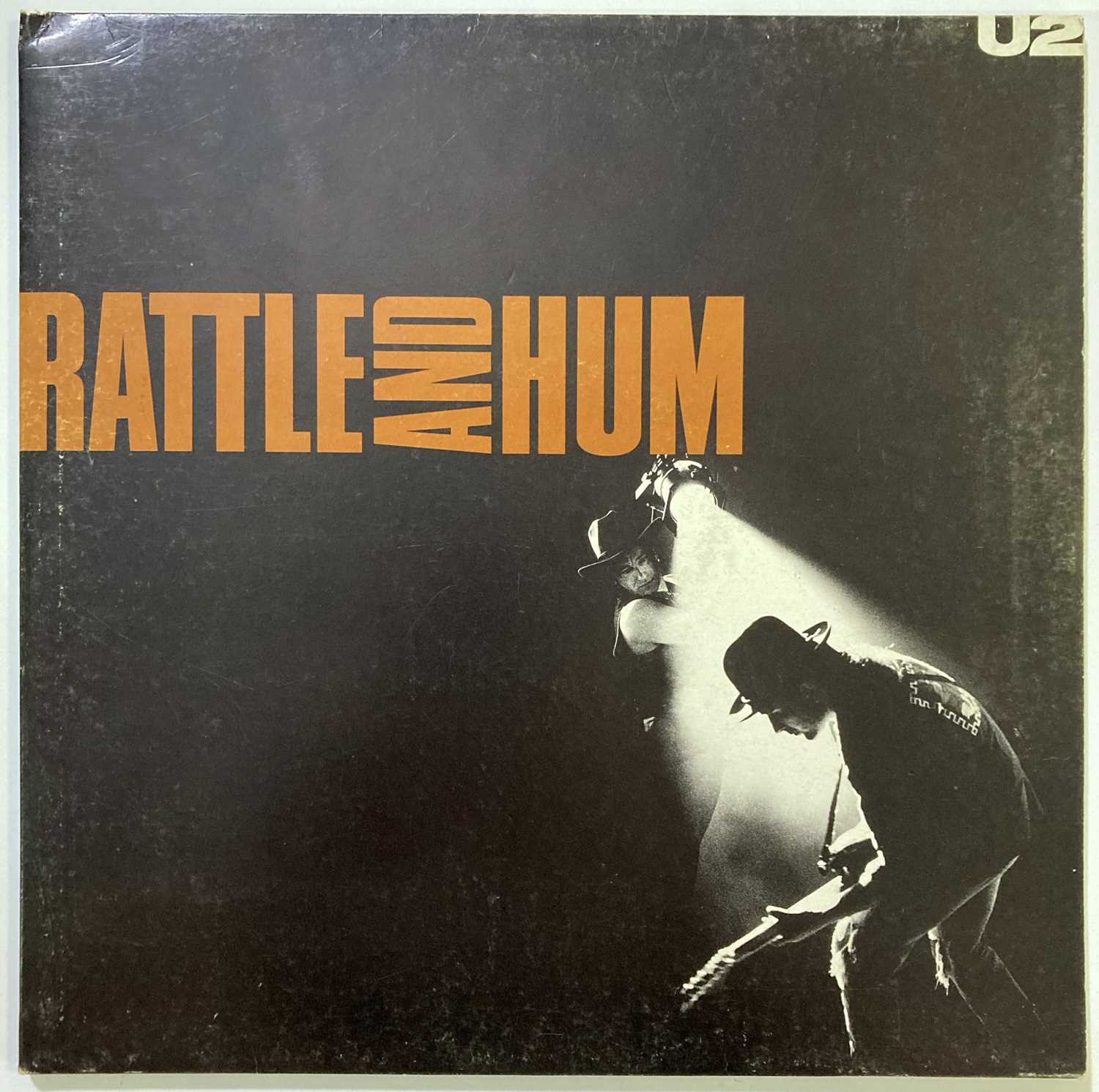 Lot 124 - U2 RATTLE AND HUM FULLY SIGNED LP.