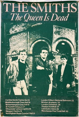 Lot 157 - THE SMITHS - THE QUEEN IS DEAD TOUR POSTER.