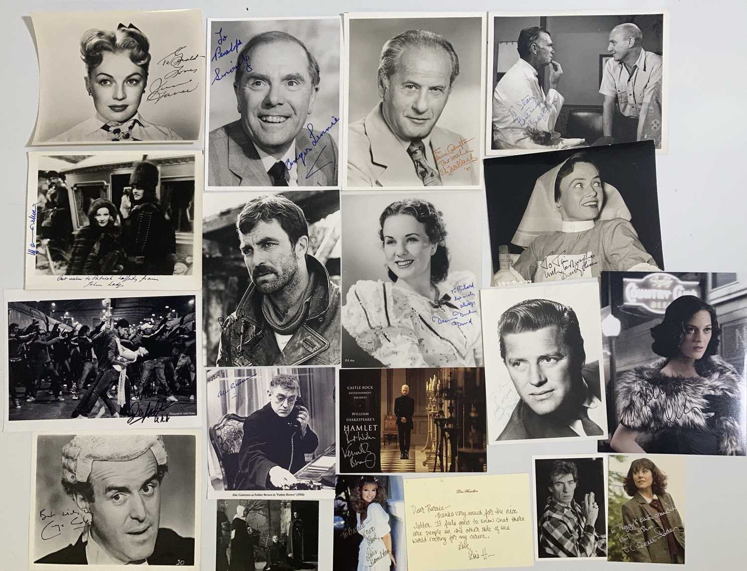 Lot 320 - FILM STAR AUTOGRAPHS.