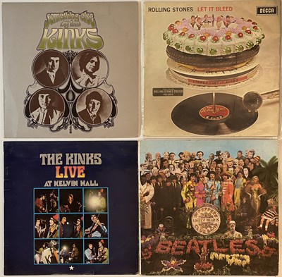 Lot 310 - STONES/ BEATLES/ KINKs - LP PACK