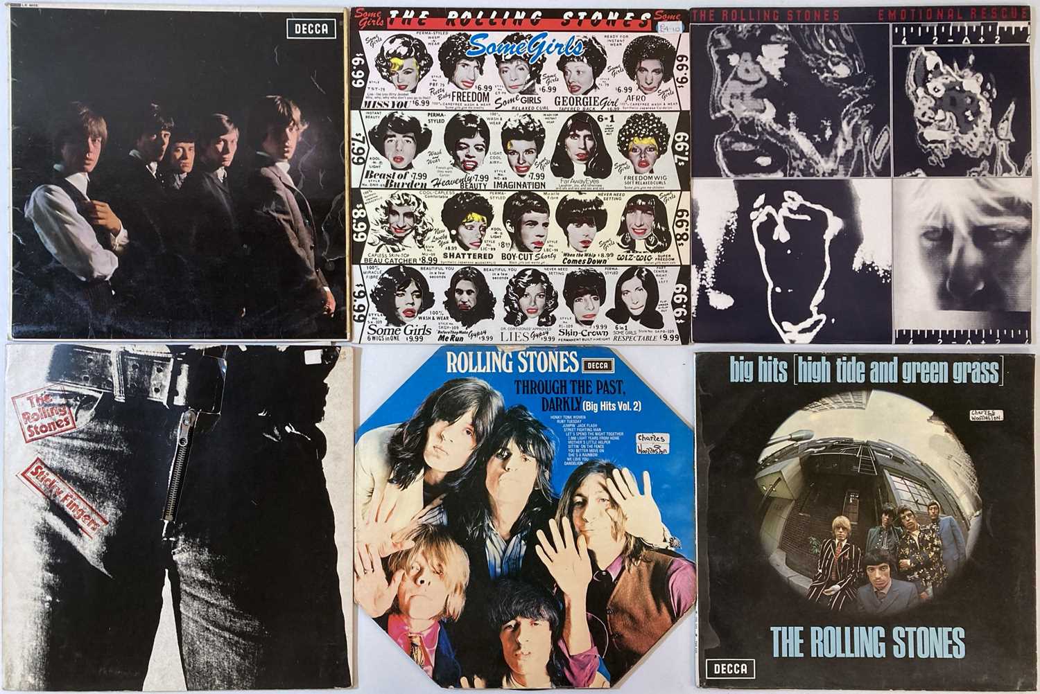 Lot 323 - THE ROLLING STONES - LPs