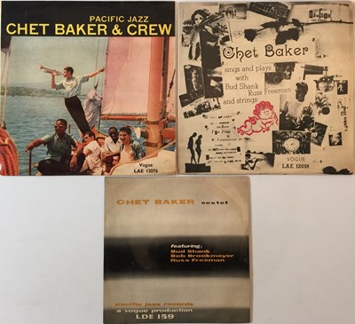 Lot 850 - CHET BAKER - UK VOGUE LP SELECTION