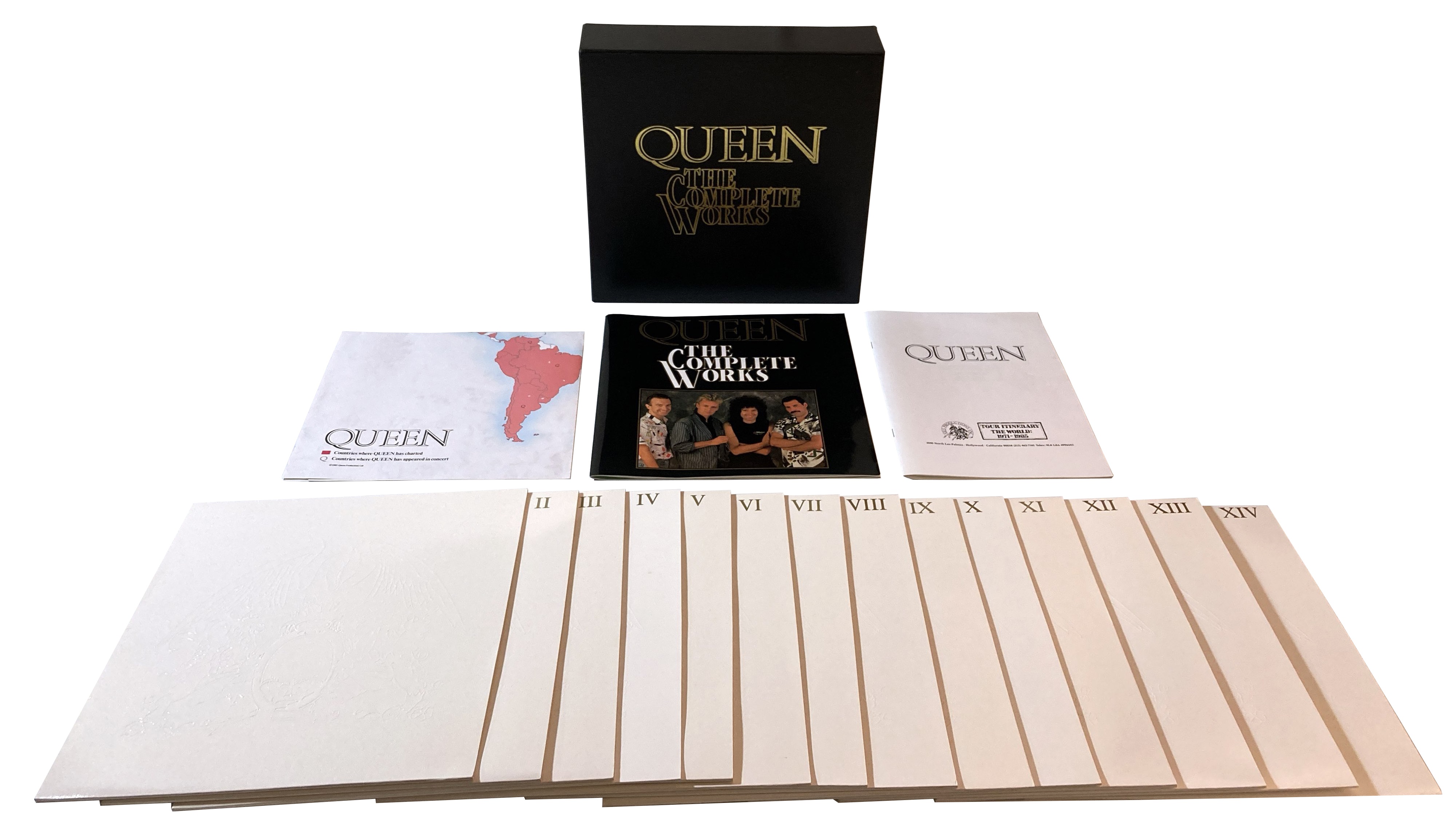 Queen Complete Works Lot 9 - QUEEN - THE COMPLETE WORKS 14 LP BOX SET (QB1)