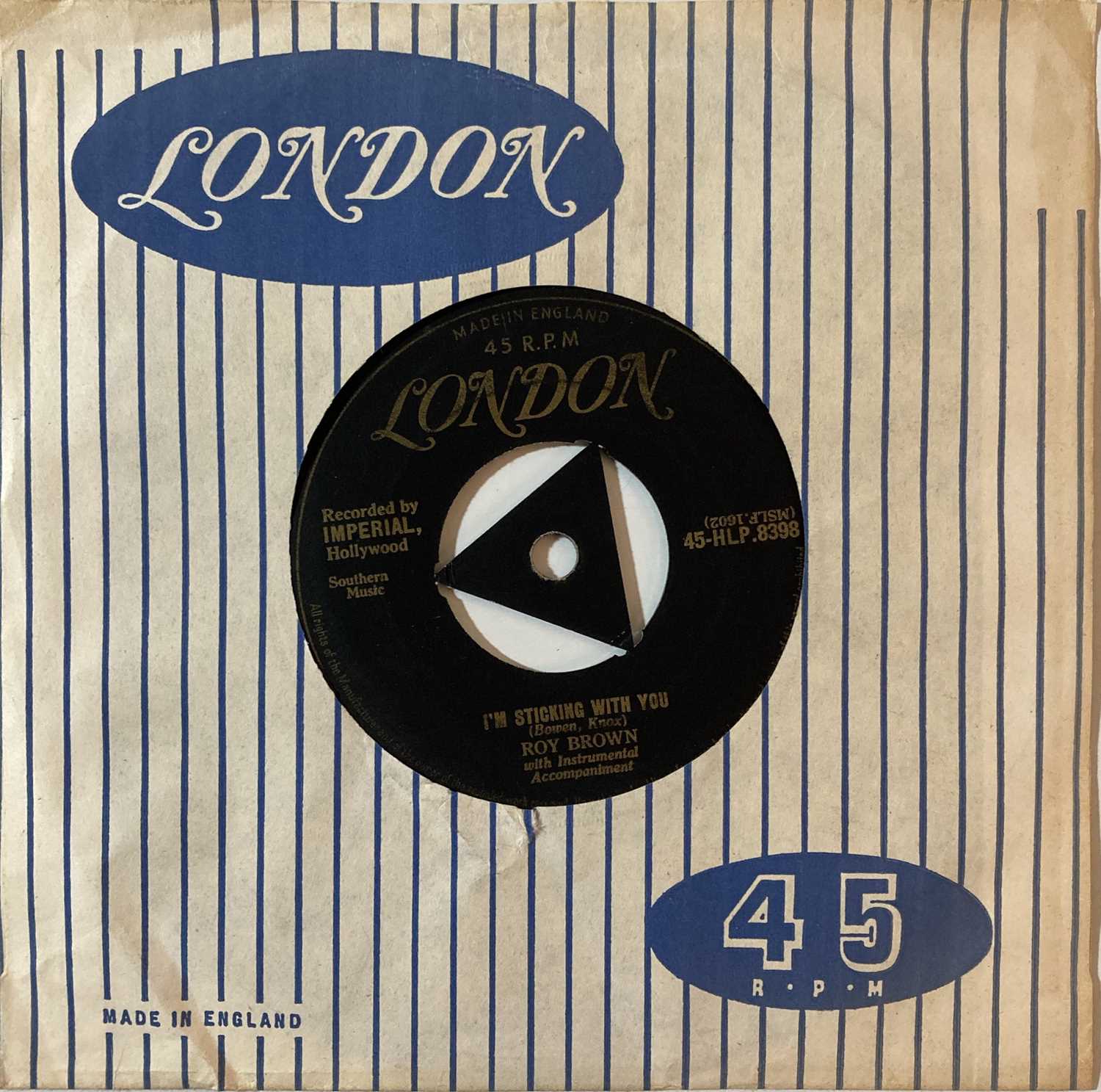 Lot 330 - ROY BROWN - PARTY DOLL 7" (ORIGINAL UK LONDON RELEASE - 45-HLP. 8398)