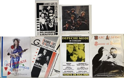 Lot 147 - FRANKIE GOES TO HOLLYWOOD / MARC ALMOND POSTERS