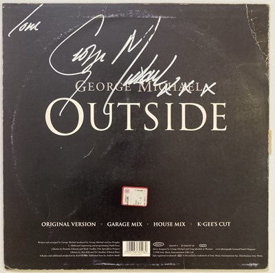 Lot 130 - GEORGE MICHAEL SIGNED 12".