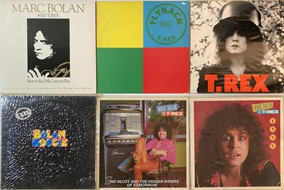 Lot 734 - T REX/ ROXY MUSIC/ GLAM - LPs