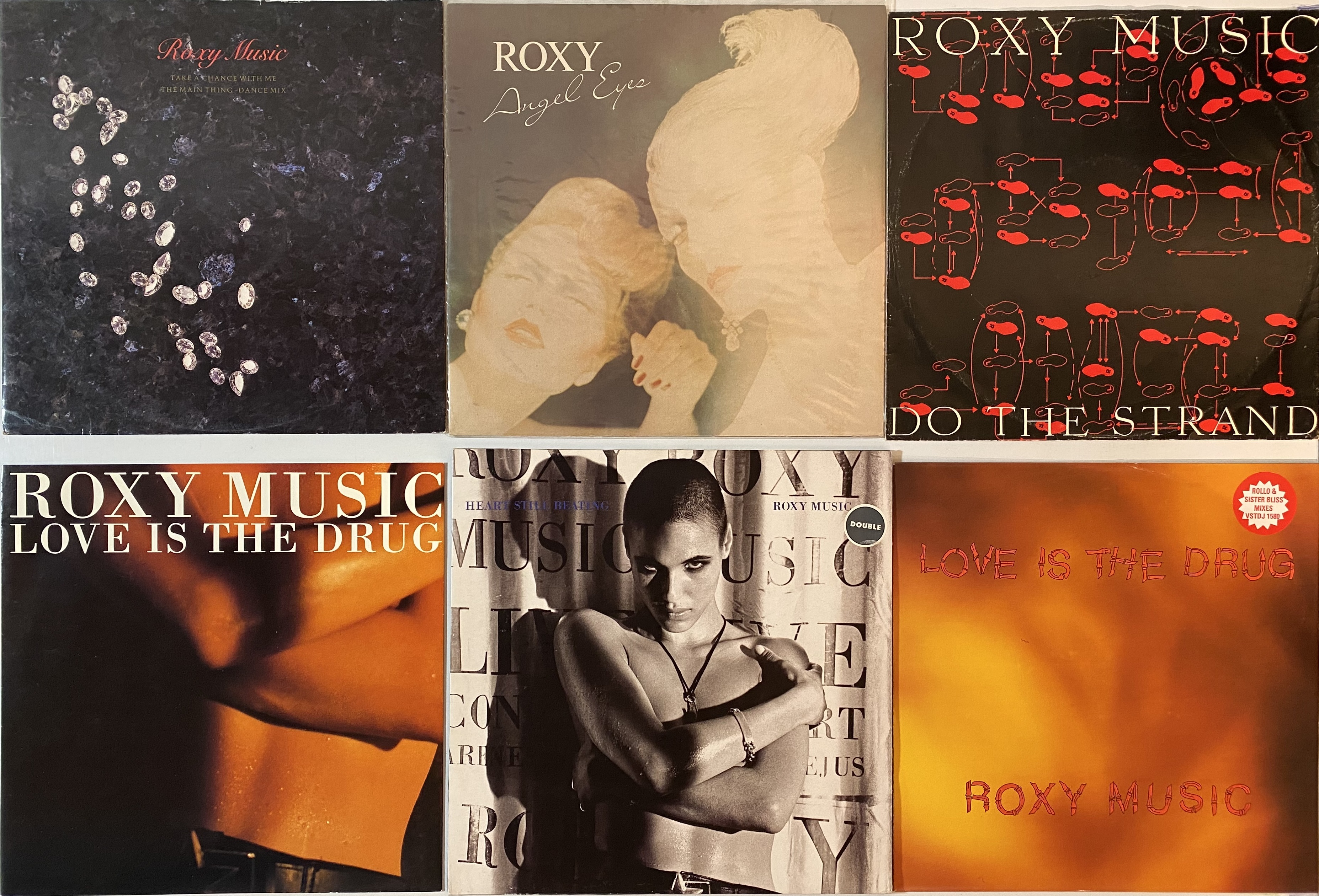 Lot 734 - T REX/ ROXY MUSIC/ GLAM - LPs