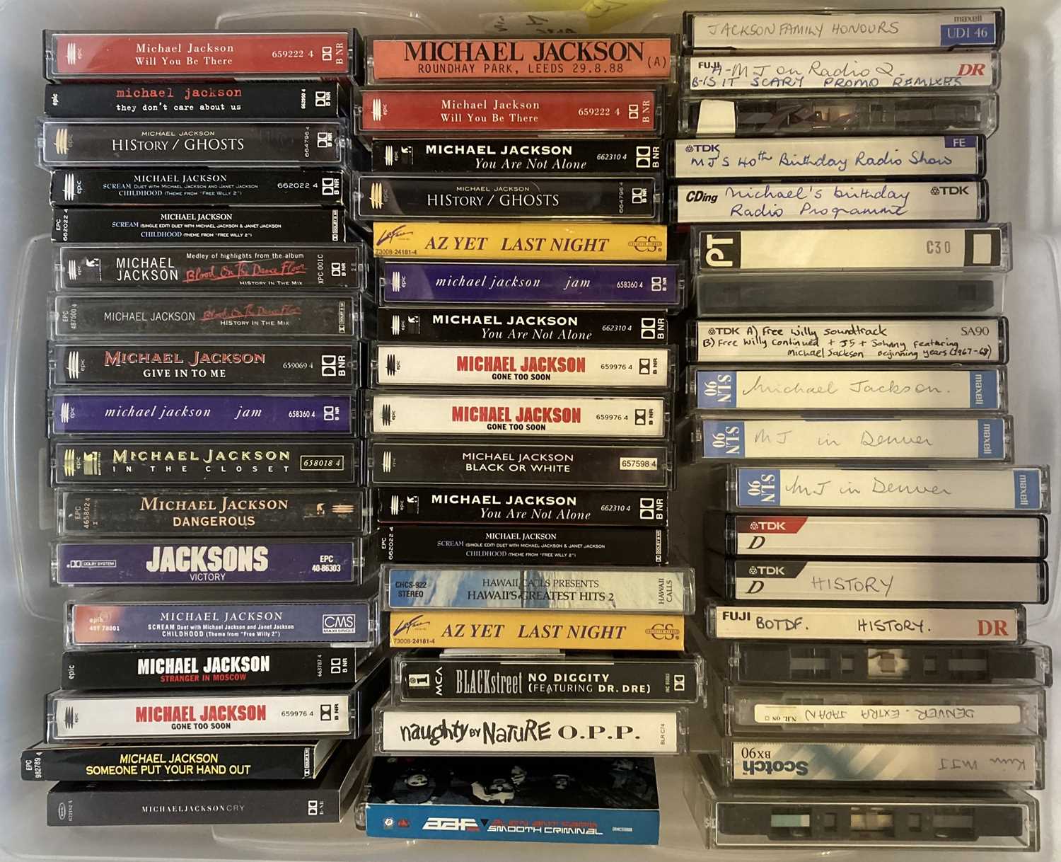 Lot 362 - MICHAEL JACKSON CASSETTES