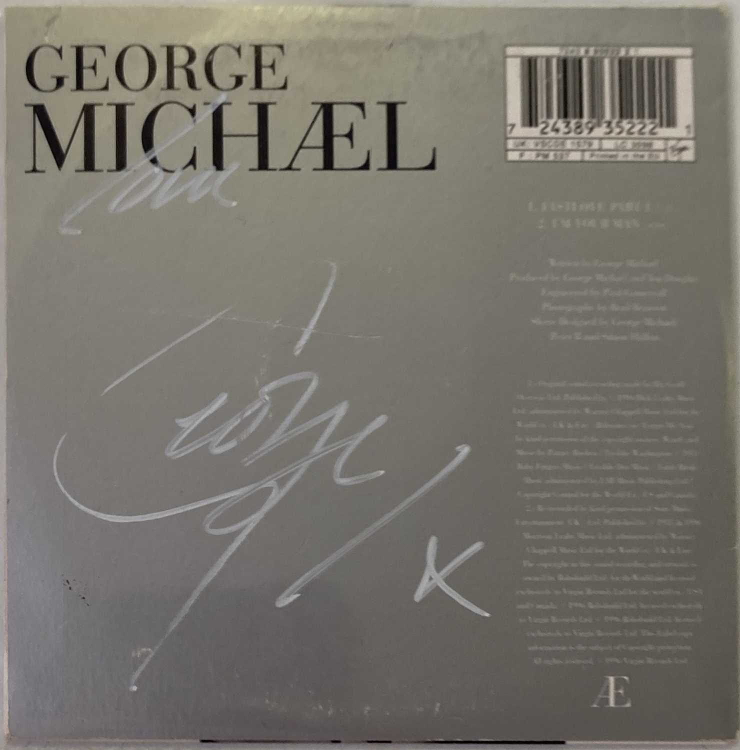 Lot 347 - GEORGE MICHAEL SIGNED CD.