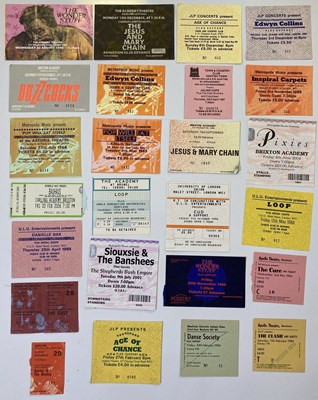 Lot 181 - PUNK AND NEW WAVE CONCERT TICKETS - BUZZCOCKS / CULT ETC.