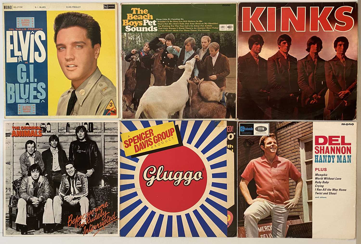 Lot 760 - 50s-80s ROCK/ POP/ R&R - LPs/ 7" COLLETION