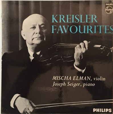 Lot 886 - MISCHA ELMAN - KREISLER FAVOURITES LP (ORIGINAL UK MONO EDITION - PHILIPS AL 3423)