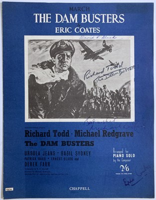 Lot 222 - THE DAM BUSTERS - SIGNED FLYER