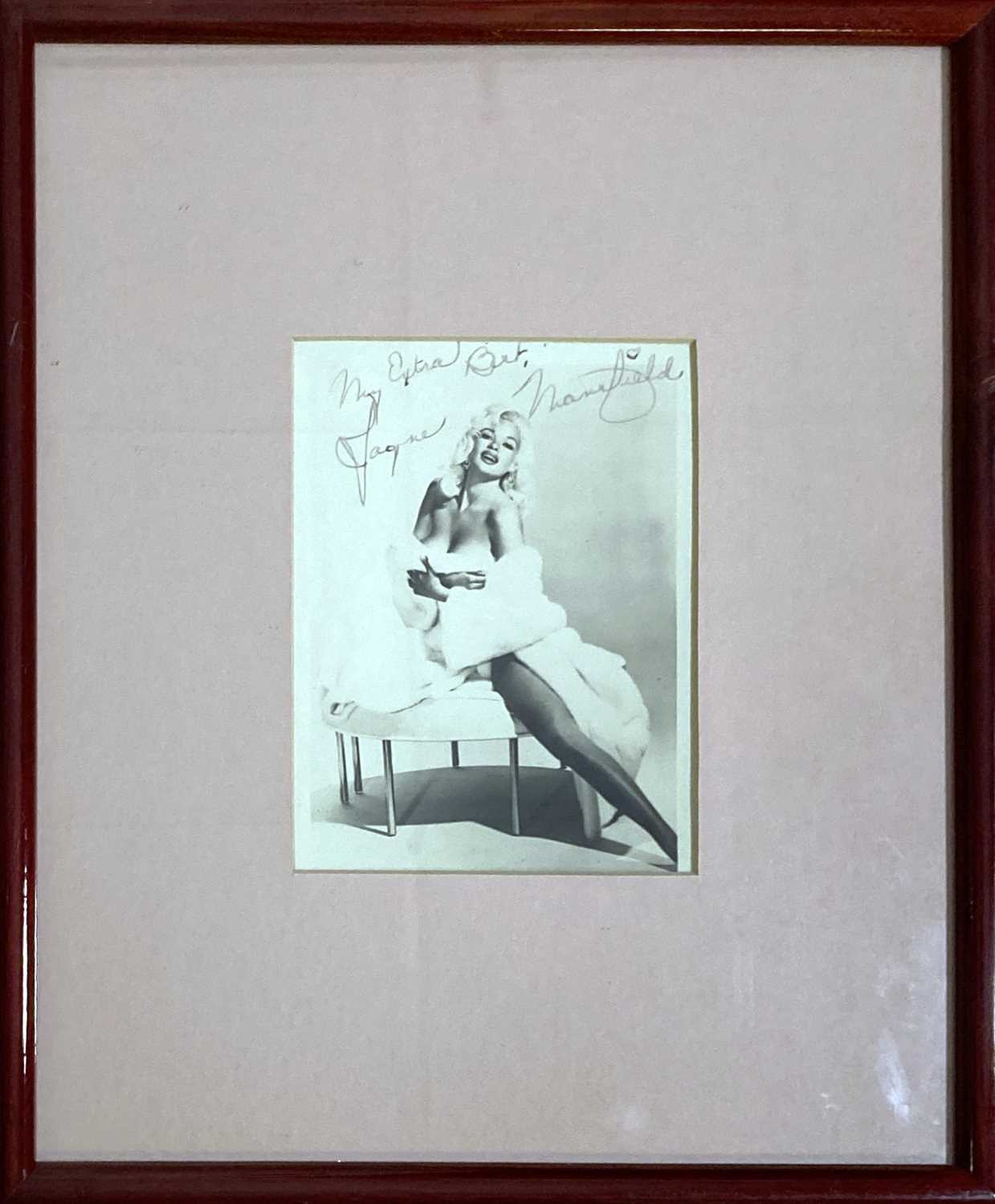 Lot 220 - JAYNE MANSFIELD AUTOGRAPH.