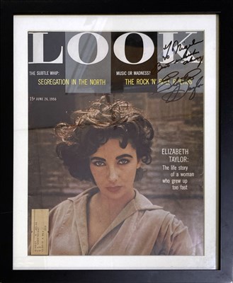 Lot 221 - ELIZABETH TAYLOR AUTOGRAPH.