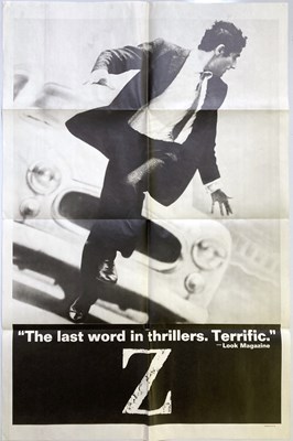 Lot 245 - Z (1969) ORIGINAL ONE SHEET POSTER.