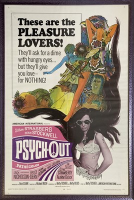 Lot 249 - ORIGINAL 1960S PSYCH OUT POSTER.