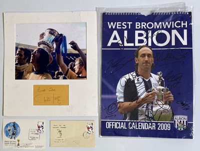 Lot 193 - FOOTBALL SIGNED ITEMS - GEOFF HURST  / CHARLIE GEORGE / WEST BROM.