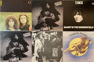 Lot 705 - T. REX - LP COLLECTION - PLUS LED ZEPPELIN PROMO 7"